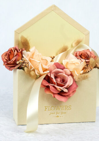 Kompozycja - flowerbox z różami nr 604
